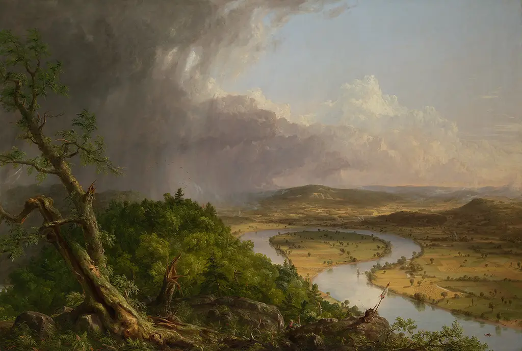 The Oxbow in Detail Thomas Cole